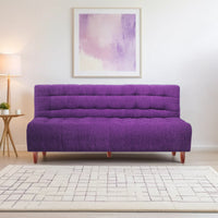florida neo 4 seater wooden sofa cum bed premium molfino fabric brown copy