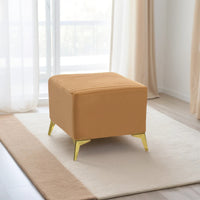 venice 1 seater ottoman stool plush sued black copy