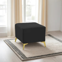 venice 1 seater ottoman stool plush sued teal copy