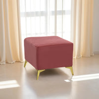 venice 1 seater ottoman stool plush sued sky blue copy