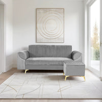 venice 4 seater sofa with 1 ottoman premium holland fabric brown copy