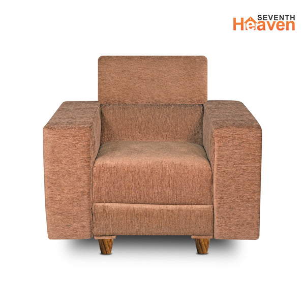 Berlin (3+1+1) Seater Sofa- ( Premium Molfino Fabric- Beige )