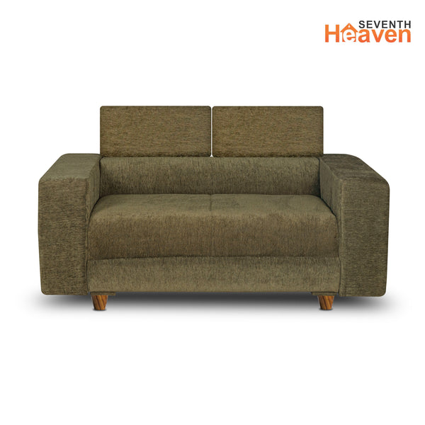 Berlin (3+2) Seater Sofa- ( Premium Molfino Fabric- Green )
