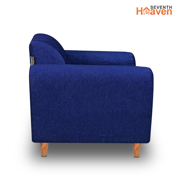 Milan (3+2) Seater Sofa - ( Premium Molfino Fabric- Blue )