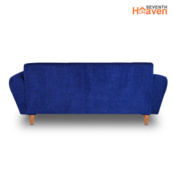 Milan (3+2) Seater Sofa - ( Premium Molfino Fabric- Blue )