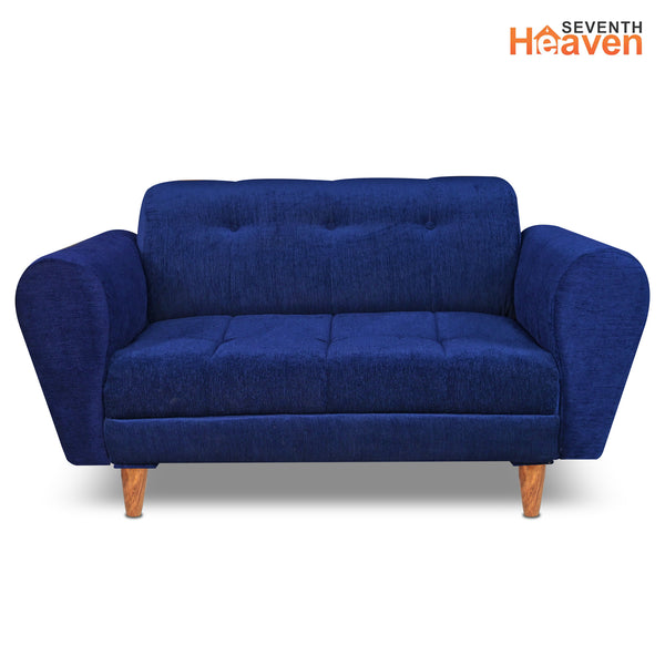 Milan (3+2) Seater Sofa - ( Premium Molfino Fabric- Blue )