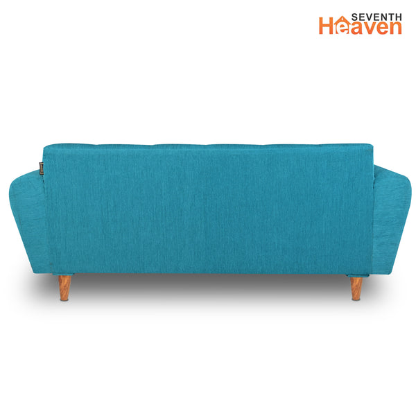 Milan (3+1+1) Seater Sofa - ( Premium Molfino Fabric- Sky Blue )