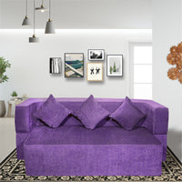 purple morphino fabric flipperx sofa bed 1