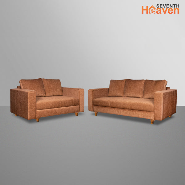 Rio 5 Seater Sofa- (3+2) ( Premium Molfino Fabric- Beige )
