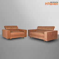 berlin 5 seater sofa set chenille molfino fabric finish color beige style 3 3