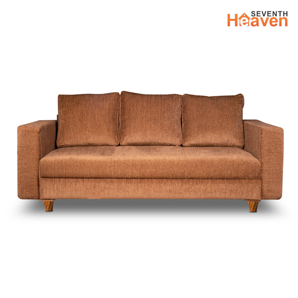 Rio 5 Seater Sofa- (3+2) ( Premium Molfino Fabric- Beige )