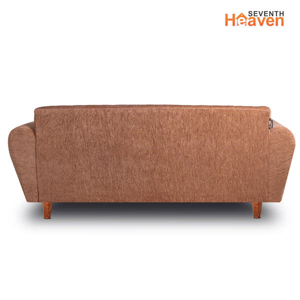 Milan 4 Seater with Ottoman- ( Premium Molfino Fabric- Beige )