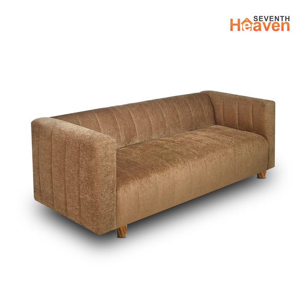 Tokyo 3 Seater Sofa - ( Premium Molfino Fabric- Beige )