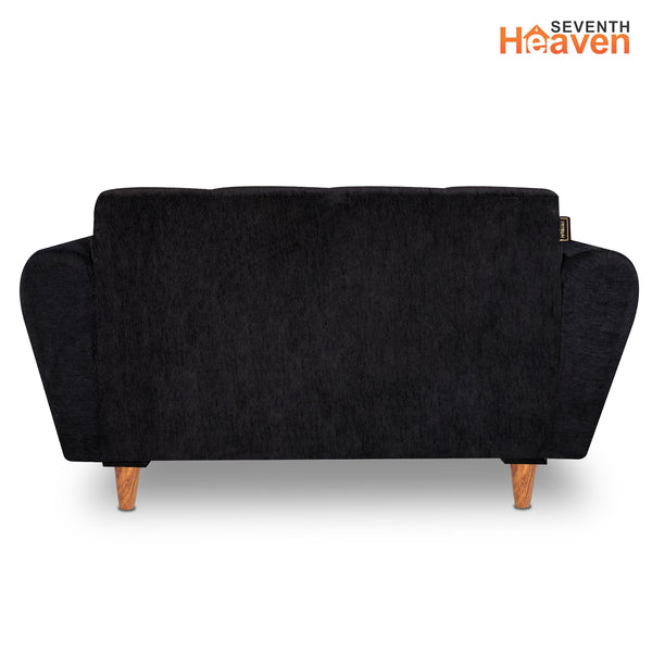 Milan (3+2) Seater Sofa - ( Premium Molfino Fabric- Black )