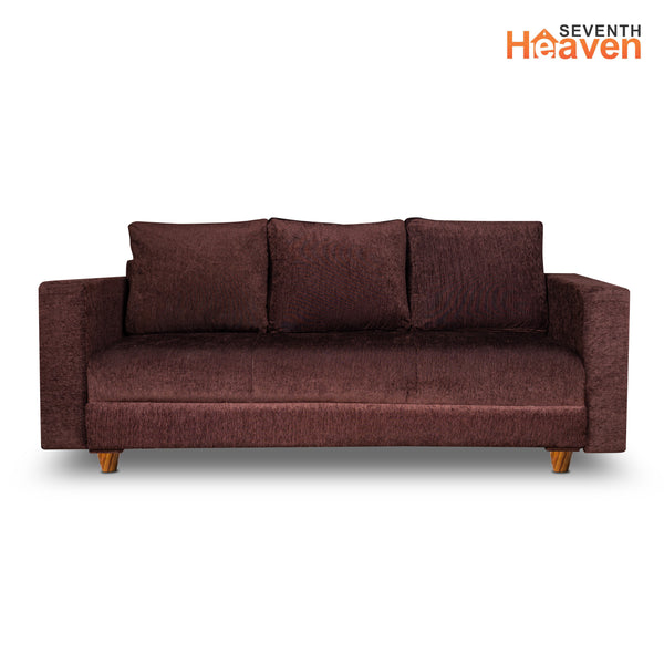 Rio 5 Seater Sofa- (3+2) ( Premium Molfino Fabric- Brown )