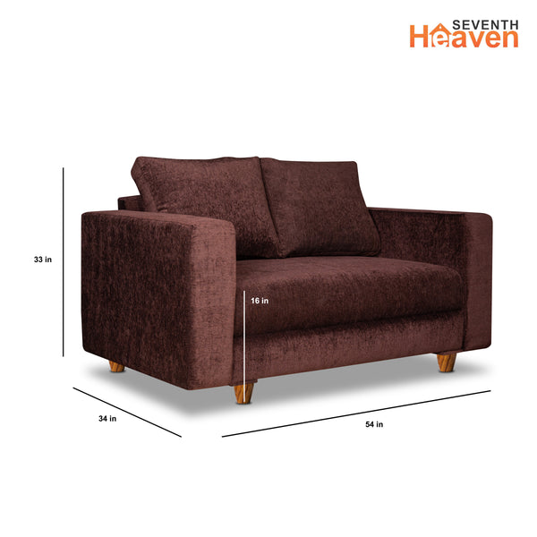 Rio 5 Seater Sofa- (3+2) ( Premium Molfino Fabric- Brown )