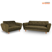 copy of milan 5 seater sofa set chenille molfino fabric finish color blue style 3 2