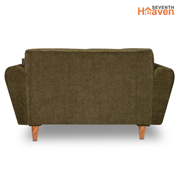 Milan (3+2) Seater Sofa - ( Premium Molfino Fabric- Green )