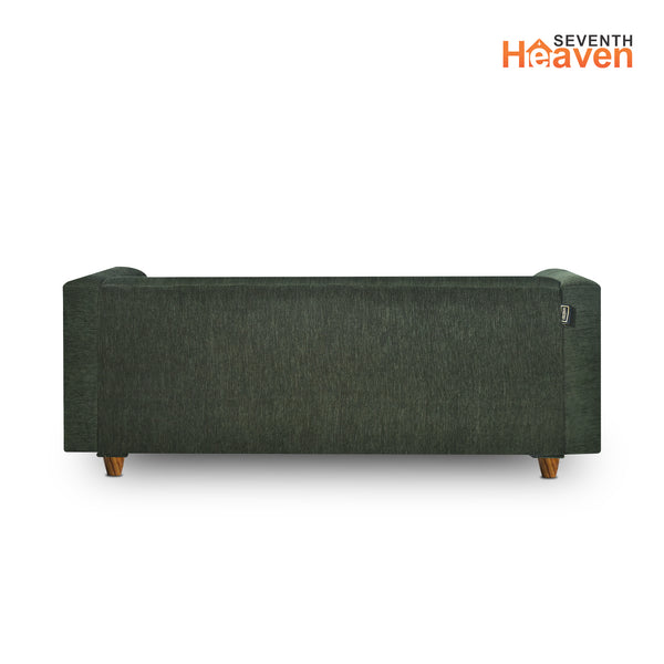 Tokyo 3 Seater Sofa - ( Premium Molfino Fabric- Green )