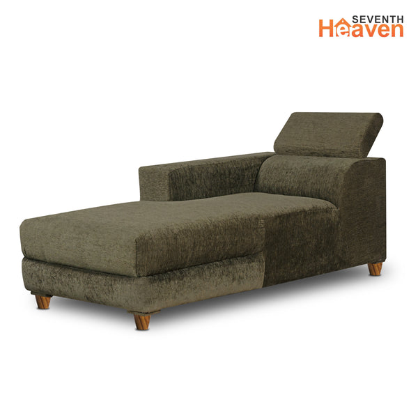 Berlin 6 Seater Sofa Right Corner- ( Premium Molfino Fabric- Green )