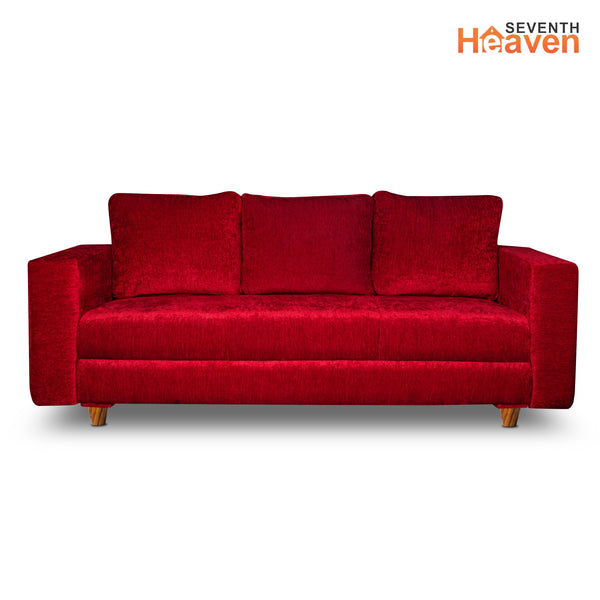 Rio 5 Seater Sofa- (3+2) ( Premium Molfino Fabric- Maroon )