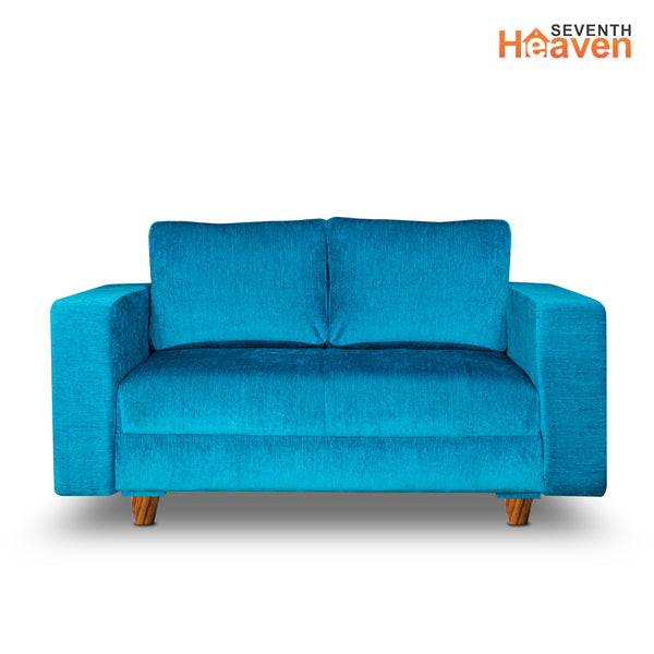 Rio 5 Seater Sofa- (3+2) ( Premium Molfino Fabric- Sky Blue )