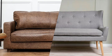 Leather sofa vs Fabric sofa: Which Is Right For You