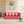 Flipper X Sofa Cum Bed - 4  Seater, Printed Cushion ( Jute Fabric, Maroon )