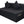 Rejoice Sofa Cum Bed - 3 Seater, Plain Cushion ( Premium Molfino Fabric, Black )
