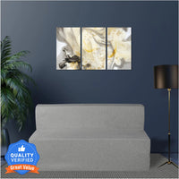 rejoice sofa cum bed 4 seater without cushion jute fabric dark grey copy