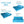 Rejoice Sofa Cum Bed - 3 Seater,  ( Premium Molfino Fabric, Sky Blue )