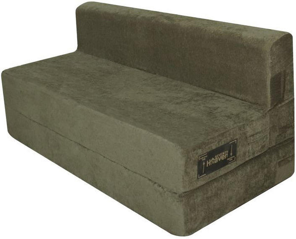 Rejoice Sofa Cum Bed - 3 Seater,  ( Premium Molfino Fabric, Green )