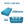 Flipper X Sofa Cum Bed - 3  Seater, Printed Cushion ( Jute Fabric, Sky Blue)