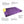 Rejoice Sofa Cum Bed - 3 Seater, ( Premium Molfino Fabric, Purple )