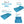 Rejoice Sofa Cum Bed - 1 Seater,  ( Jute Fabric, Sky Blue )
