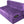 Rejoice Sofa Cum Bed - 1 Seater, ( Premium Molfino Fabric, Purple )
