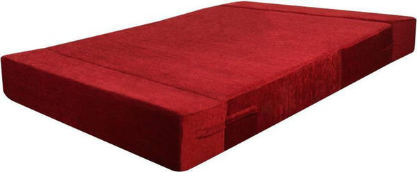 Rejoice Sofa Cum Bed - 1 Seater,  ( Premium Molfino Fabric, Maroon )