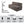Rejoice Sofa Cum Bed - 3 Seater,  ( Jute Fabric,Brown )