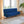 Florida Neo 3 Seater Wooden Sofa Cum Bed - ( Premium Molfino Fabric- Blue )