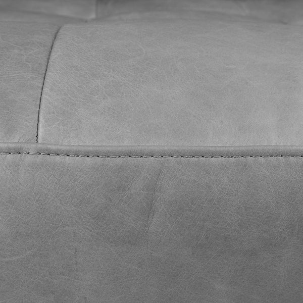 Vienna 2 Seater Sofa- ( Leatherette Fabric - Grey )