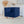 Sydney 1 Seater Sofa- ( Plush Suede Fabric- Blue )