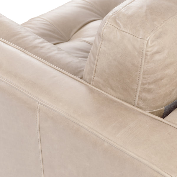Vienna 6 Seater Sofa Left Corner - ( Leatherette Fabric - Beige )