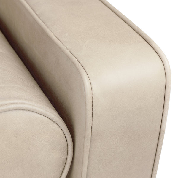 Vienna 2 Seater Sofa- ( Leatherette Fabric - Beige )