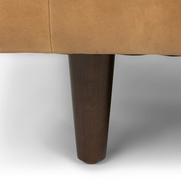 Vienna 2 Seater Sofa- ( Leatherette Fabric - Tan )