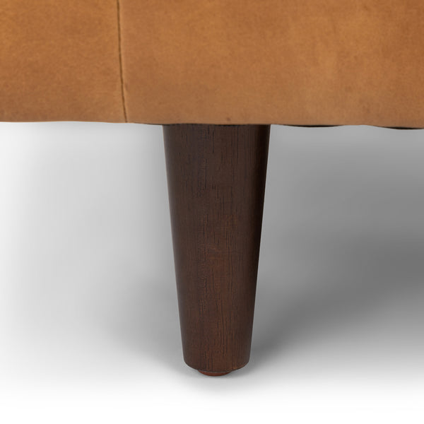 Vienna 6 Seater Sofa Right Corner - ( Leatherette Fabric - Tan )