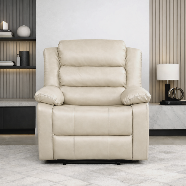 Oslo 1 Seater Motorised Recliner – ( Spacious, Luxurious & DIY-Friendly - Beige )