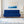 Florida 3 Seater Wooden Sofa Cum Bed - ( Premium Molfino Fabric- Blue )