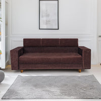 copy of berlin 3 seater sofa chenille molfino fabric finish color maroon
