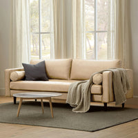 vienna 3 seater sofa leatherette fabric black copy
