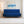Florida Neo 4 Seater Wooden Sofa Cum Bed - ( Premium Molfino Fabric- Blue )